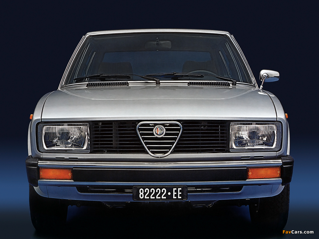 Alfa Romeo Alfetta 2000 116 (1977–1978) wallpapers (1024 x 768)