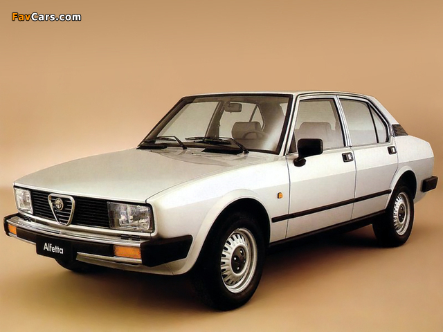 Alfa Romeo Alfetta 116 (1981–1983) photos (640 x 480)