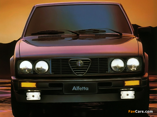 Alfa Romeo Alfetta 2.0i Quadrifoglio Oro 116 (1983–1984) images (640 x 480)