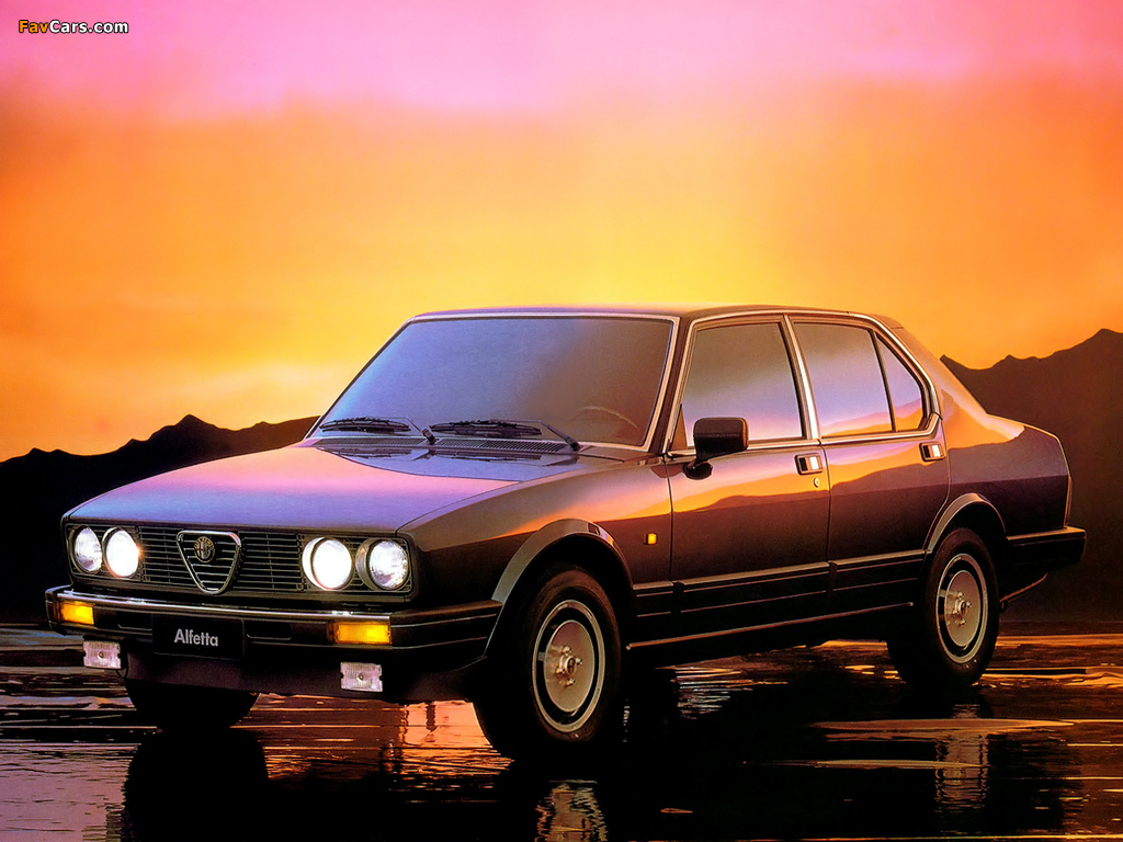 Alfa Romeo Alfetta 2.0i Quadrifoglio Oro 116 (1983–1984) wallpapers (1024 x 768)