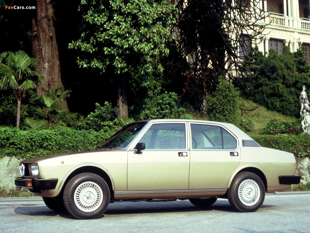 Alfa Romeo Alfetta 2000 L 116 (1978–1981) images (1024 x 768)