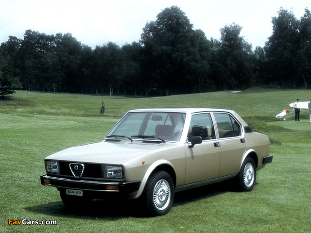 Alfa Romeo Alfetta 2000 L 116 (1978–1981) photos (640 x 480)