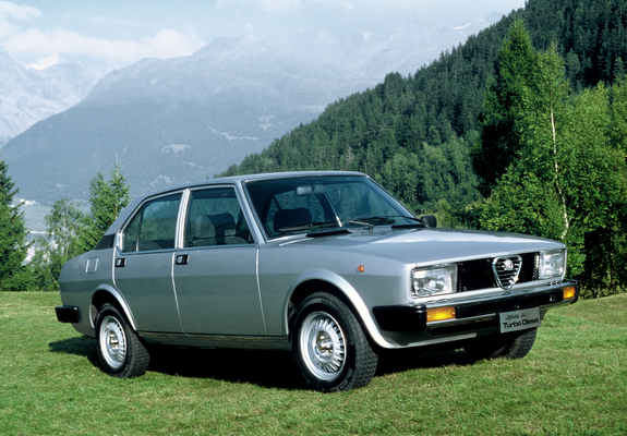 Alfa Romeo Alfetta 2.0 Turbo Diesel 116 (1979–1981) wallpapers