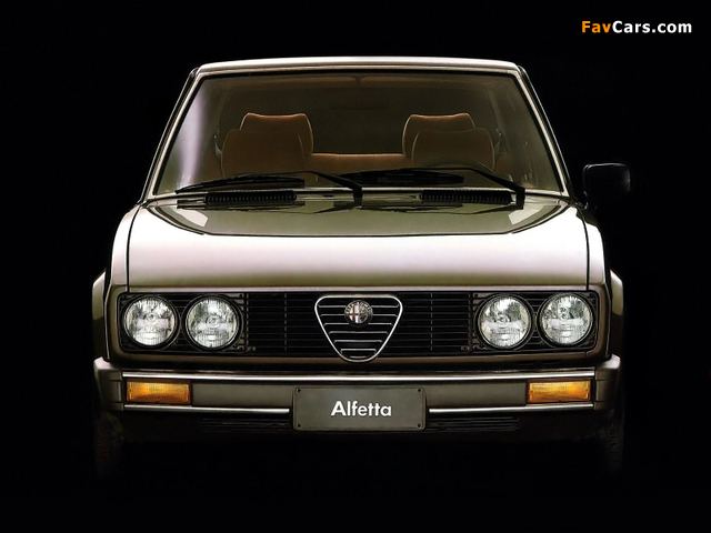 Alfa Romeo Alfetta 2.0i Quadrifoglio Oro 116 (1982–1983) wallpapers (640 x 480)