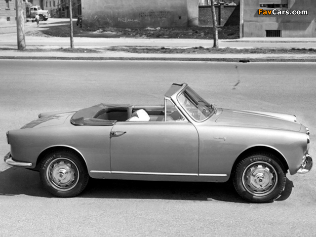 Alfa Romeo Giulietta Sprint Cabriolet 750 (1956) photos (640 x 480)