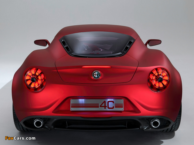 Alfa Romeo 4C Concept 970 (2011) pictures (640 x 480)