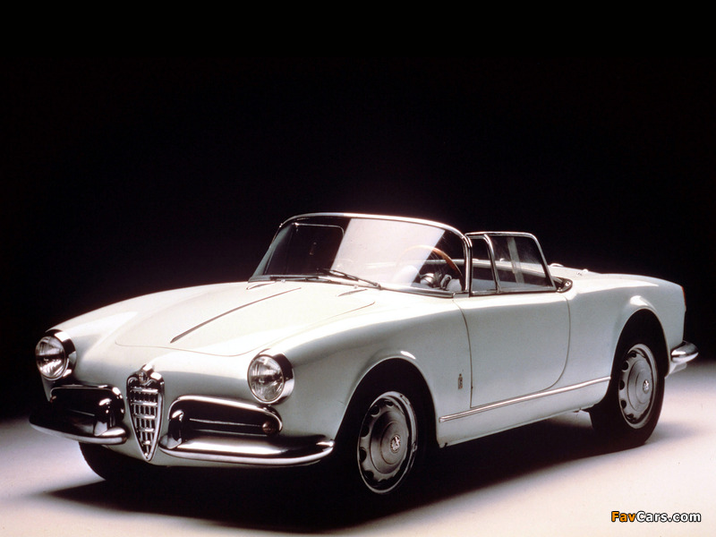 Images of Alfa Romeo Giulietta Spider Prototipo 750 (1955) (800 x 600)