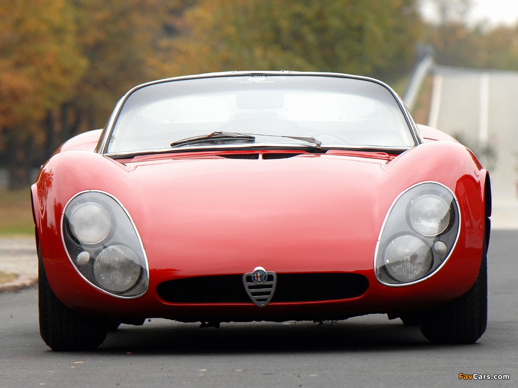 Images of Alfa Romeo Tipo 33 Stradale Prototipo (1967) (1024 x 768)