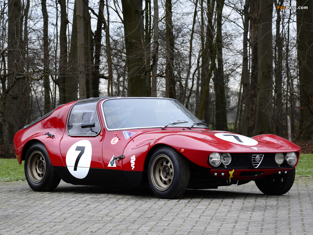 Pictures of Alfa Romeo Giulia TZ Berlinetta Prototipo 105 (1965) (1024 x 768)