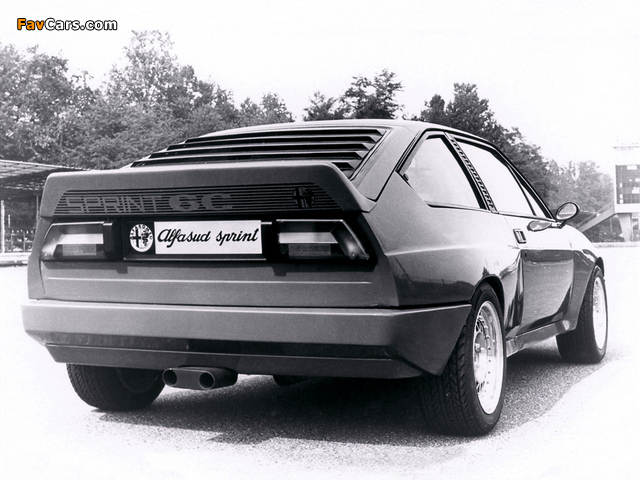 Pictures of Alfa Romeo Alfasud Sprint 6C Prototype 1 902 (1982) (640 x 480)