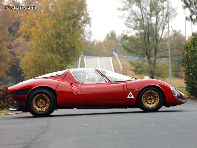 Alfa Romeo Tipo 33 Stradale Prototipo (1967) wallpapers (640 x 480)