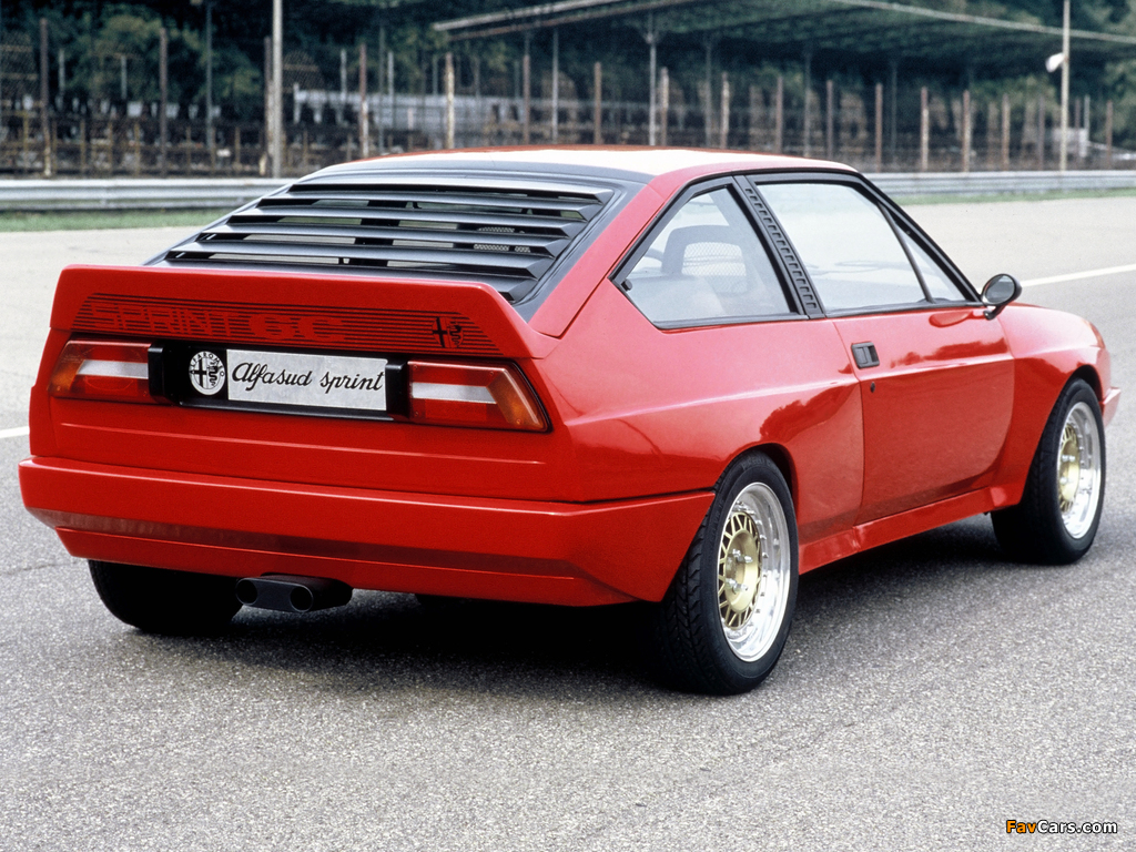 Alfa Romeo Alfasud Sprint 6C Prototype 1 902 (1982) wallpapers (1024 x 768)