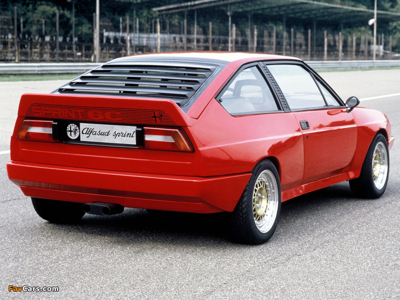 Alfa Romeo Alfasud Sprint 6C Prototype 1 902 (1982) wallpapers (800 x 600)