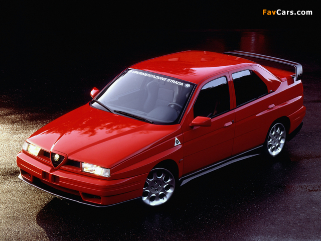 Alfa Romeo 155 TI.Z Sperimentazione Strada 167 (1993) wallpapers (640 x 480)