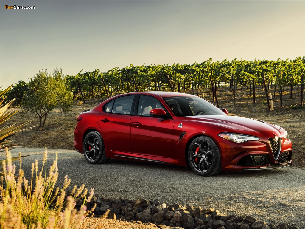 Alfa Romeo Giulia Quadrifoglio US-spec (952) 2016 photos (1024 x 768)