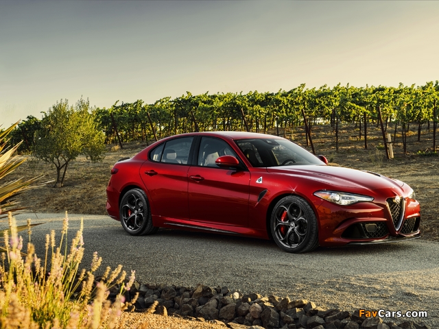 Alfa Romeo Giulia Quadrifoglio US-spec (952) 2016 photos (640 x 480)