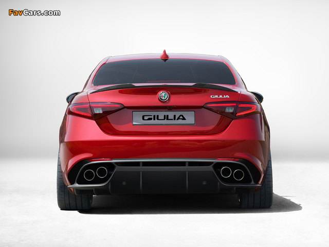 Alfa Romeo Giulia Quadrifoglio (952) 2016 photos (640 x 480)