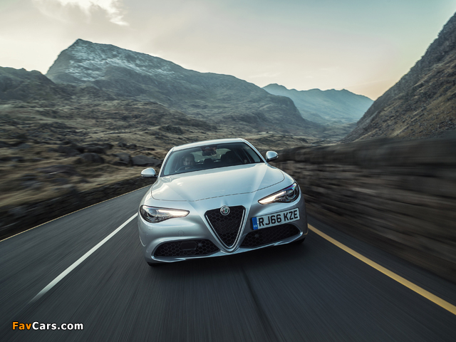 Alfa Romeo Giulia Q2 UK-spec (952) 2016 photos (640 x 480)