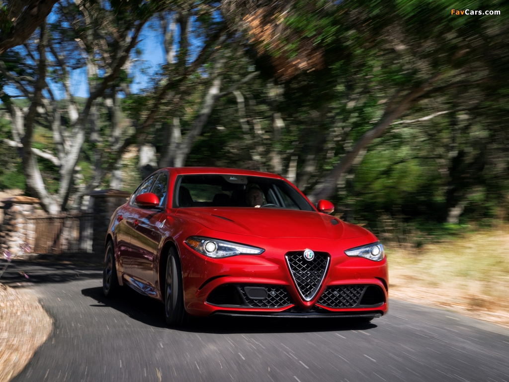 Alfa Romeo Giulia Quadrifoglio US-spec (952) 2016 pictures (1024 x 768)