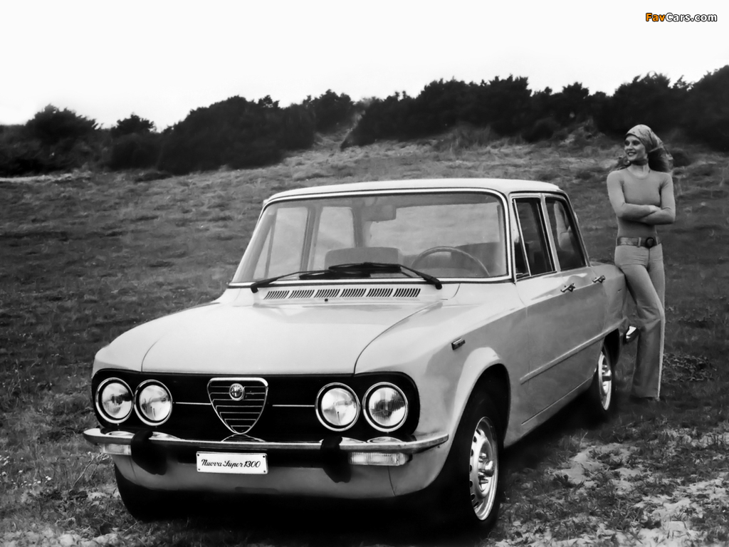 Alfa Romeo Giulia Super 1300 115 (1974–1977) pictures (1024 x 768)