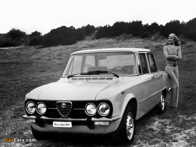 Alfa Romeo Giulia Super 1300 115 (1974–1977) pictures (640 x 480)