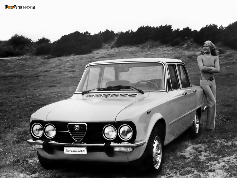 Alfa Romeo Giulia Super 1300 115 (1974–1977) pictures (800 x 600)