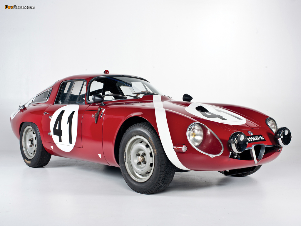 Photos of Alfa Romeo Giulia TZ 105 (1963–1967) (1024 x 768)