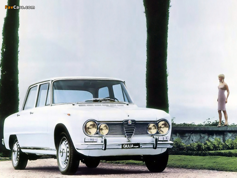 Photos of Alfa Romeo Giulia Super 105 (1965–1967) (800 x 600)