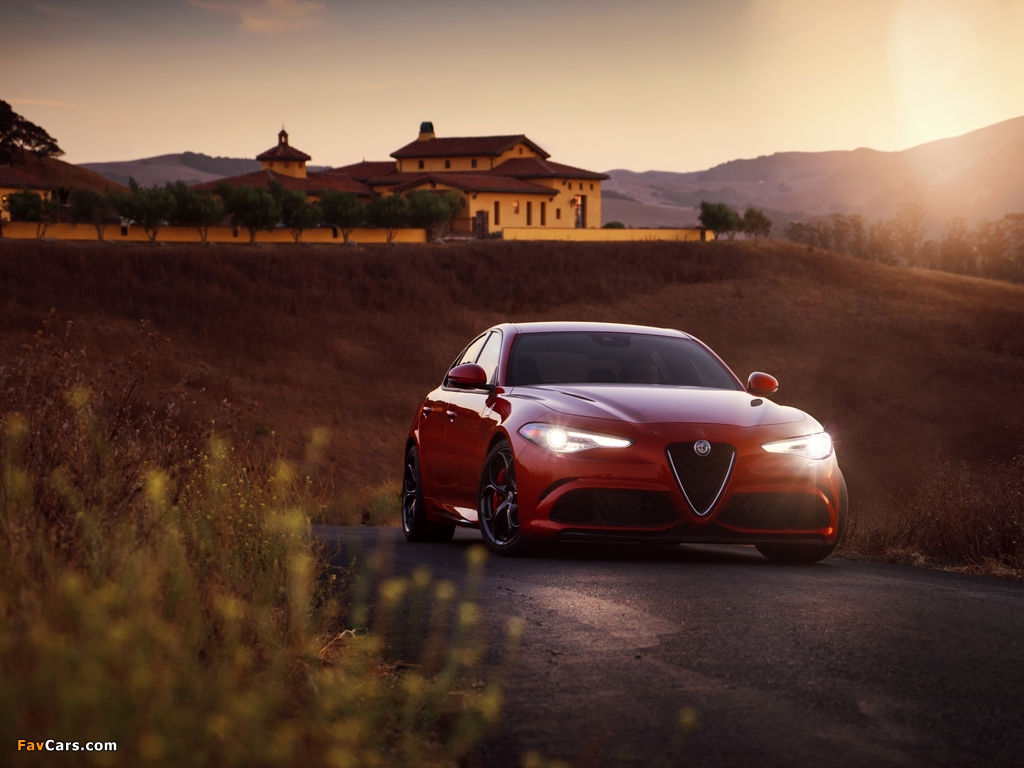 Pictures of Alfa Romeo Giulia Quadrifoglio US-spec (952) 2016 (1024 x 768)