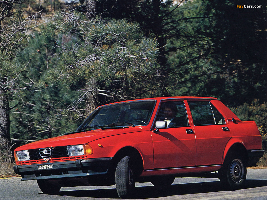 Alfa Romeo Giulietta 116 (1977–1981) photos (1024 x 768)