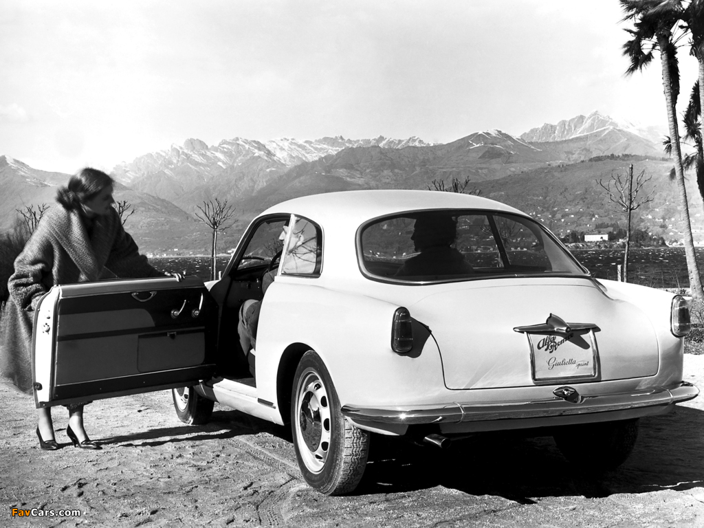 Alfa Romeo Giulietta Sprint 750 (1954–1958) wallpapers (1024 x 768)