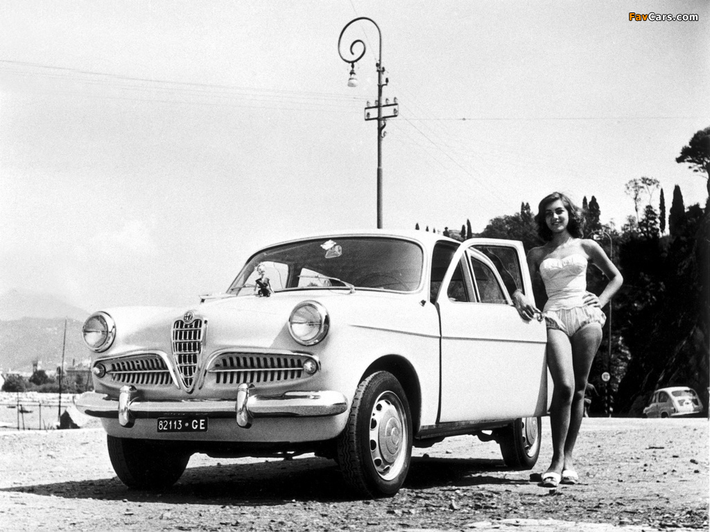 Alfa Romeo Giulietta Berlina 750 (1955–1959) images (1024 x 768)