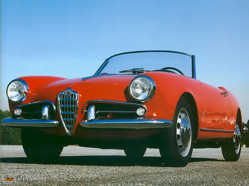 Alfa Romeo Giulietta Spider 750/101 (1956–1962) photos (800 x 600)