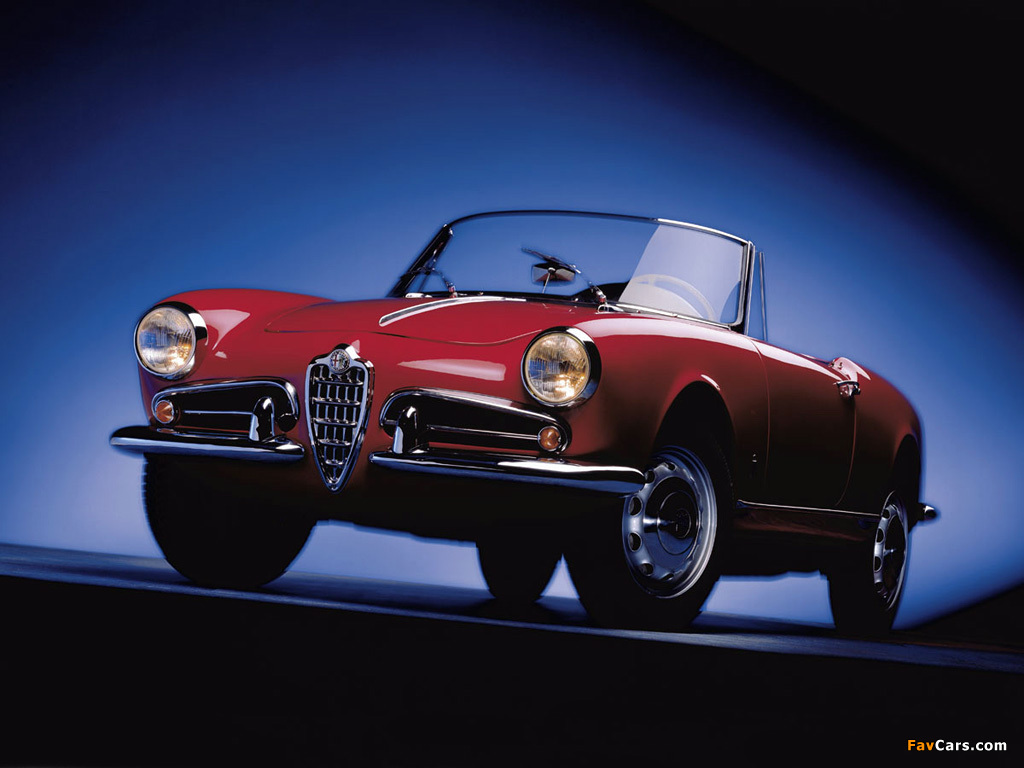 Alfa Romeo Giulietta Spider 750/101 (1956–1962) pictures (1024 x 768)