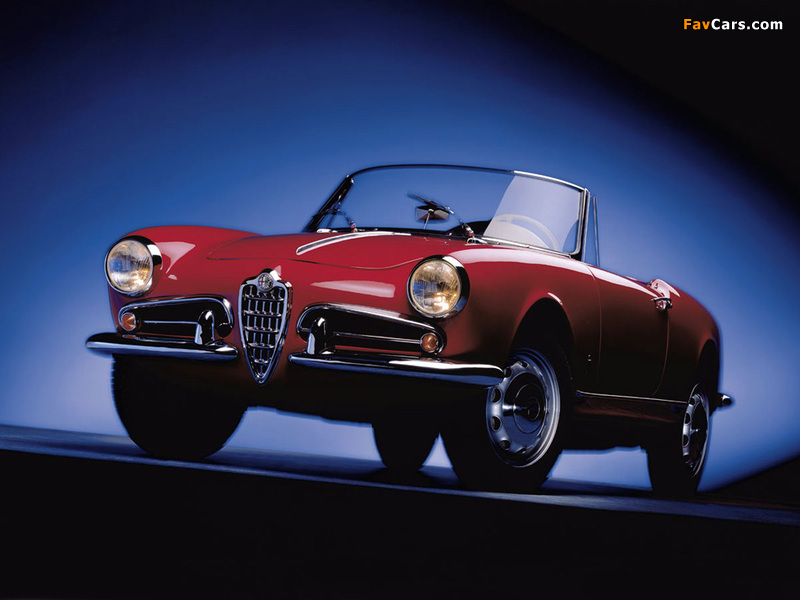 Alfa Romeo Giulietta Spider 750/101 (1956–1962) pictures (800 x 600)