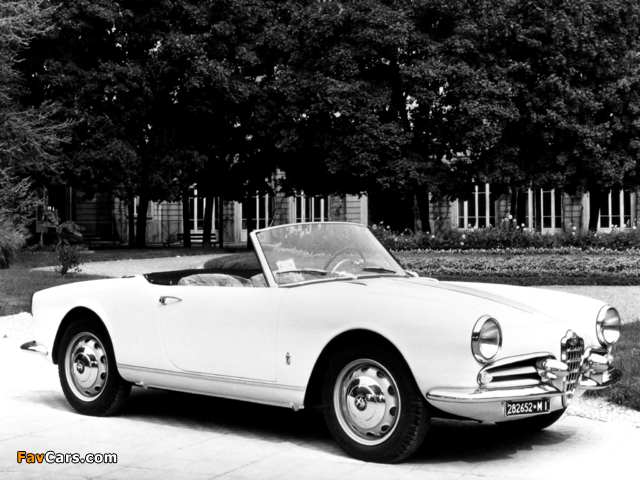 Pictures of Alfa Romeo Giulietta Spider 750/101 (1956–1962) (640 x 480)