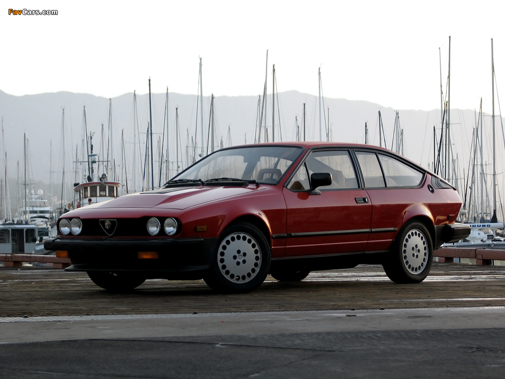 Alfa Romeo GTV 6 2.5 US-spec 116 (1983–1986) wallpapers (1024 x 768)