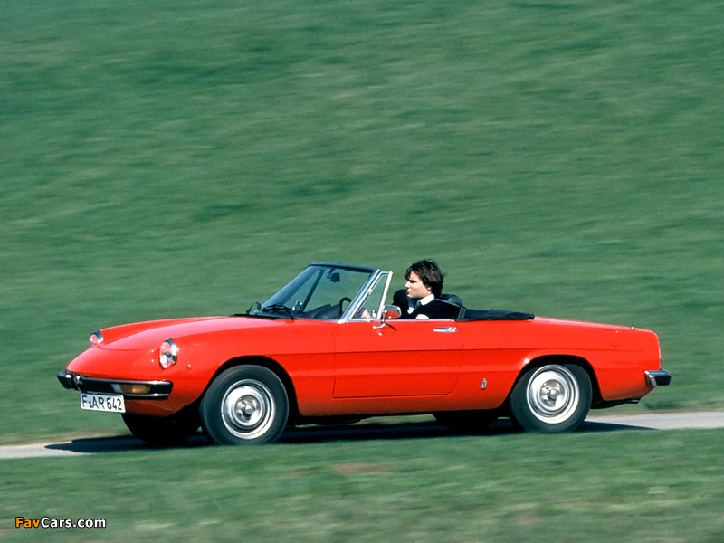 Photos of Alfa Romeo Spider Junior 105 (1972–1977) (800 x 600)