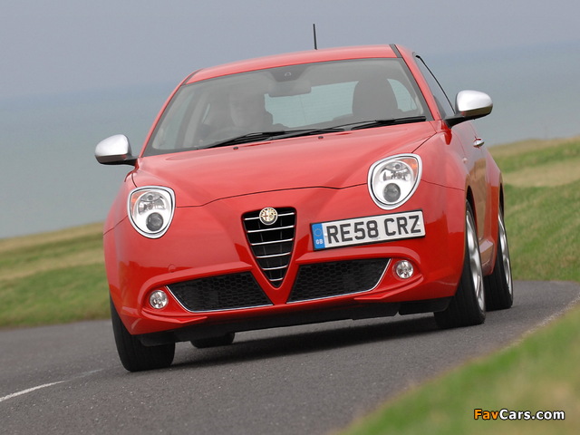 Alfa Romeo MiTo UK-spec 955 (2009) wallpapers (640 x 480)