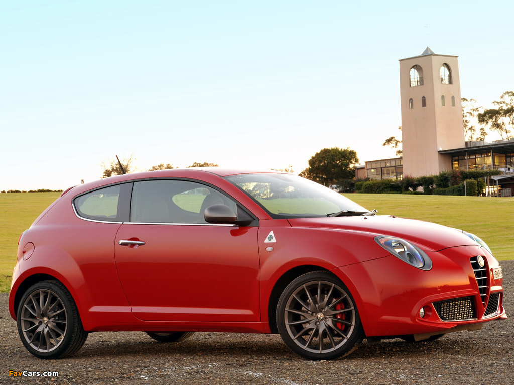 Images of Alfa Romeo MiTo Quadrifoglio Verde AU-spec 955 (2010–2011) (1024 x 768)