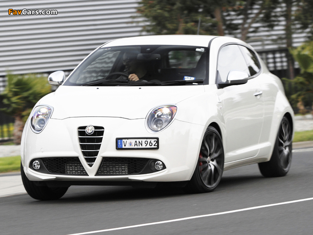 Photos of Alfa Romeo MiTo Quadrifoglio Verde AU-spec 955 (2011) (640 x 480)