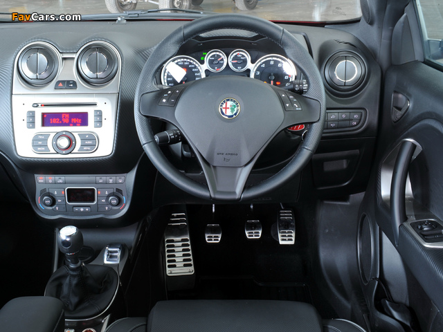 Pictures of Alfa Romeo MiTo Quadrifoglio Verde AU-spec 955 (2010–2011) (640 x 480)