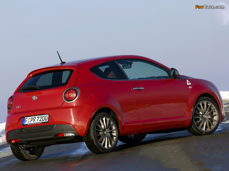 Alfa Romeo MiTo Quadrifoglio Verde 955 (2009–2011) wallpapers (800 x 600)