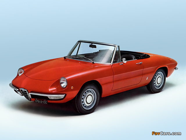 Alfa Romeo Spider 1300 Junior 105 (1967–1969) pictures (640 x 480)