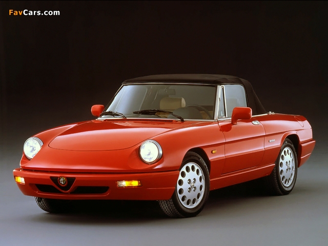 Alfa Romeo Spider 115 (1990–1993) photos (640 x 480)