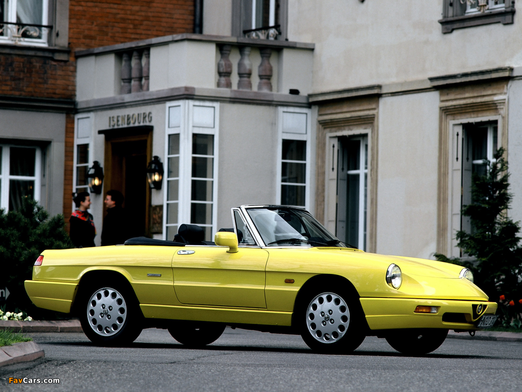 Alfa Romeo Spider 115 (1990–1993) pictures (1024 x 768)