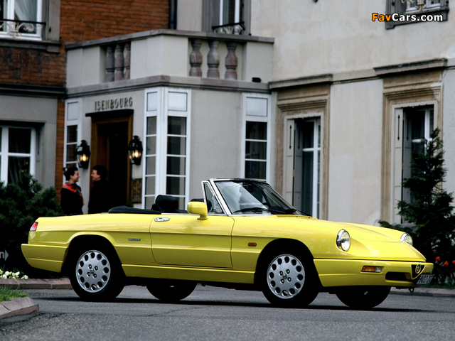 Alfa Romeo Spider 115 (1990–1993) pictures (640 x 480)