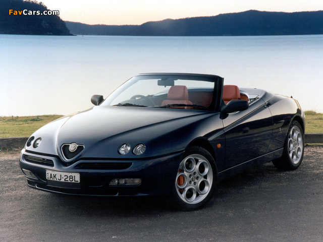 Alfa Romeo Spider AU-spec 916 (1998–2003) wallpapers (640 x 480)