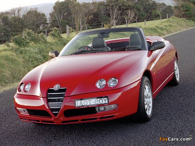 Alfa Romeo Spider AU-spec 916 (2003–2005) photos (640 x 480)