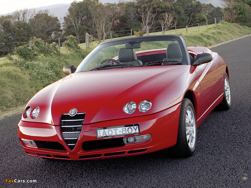 Alfa Romeo Spider AU-spec 916 (2003–2005) photos (800 x 600)